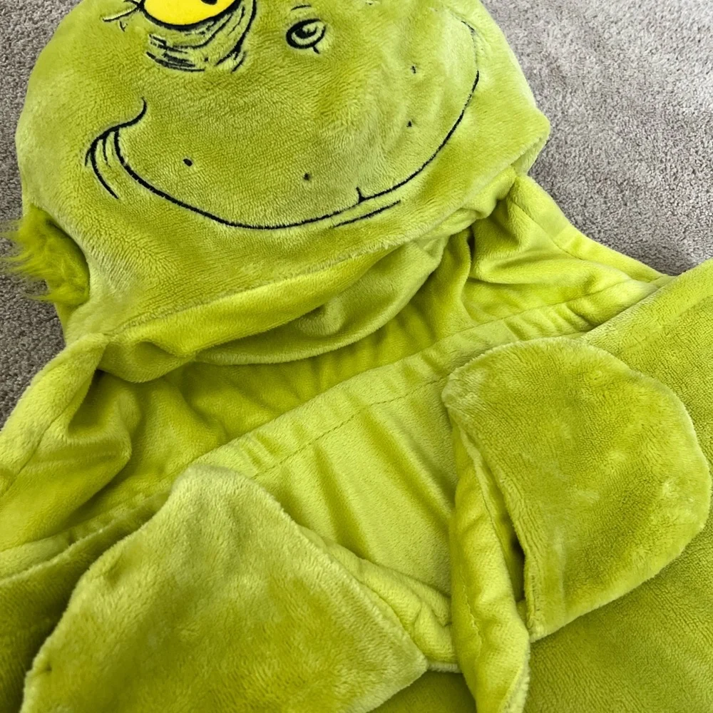 Kids Grinch Bath Wrap